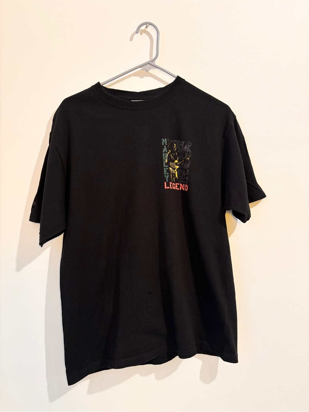 Bob Marley Legend Black Graphic T-Shirt